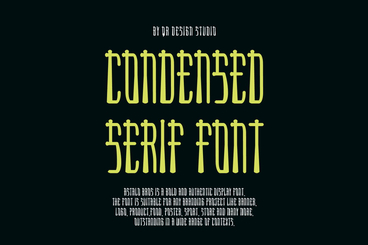Astalo Bros, a Blackletter Font by QR Design Studio (Photo 2 of 6)