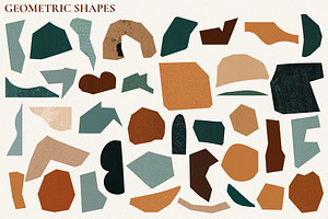 Boho Abstract Shapes Collage Creator