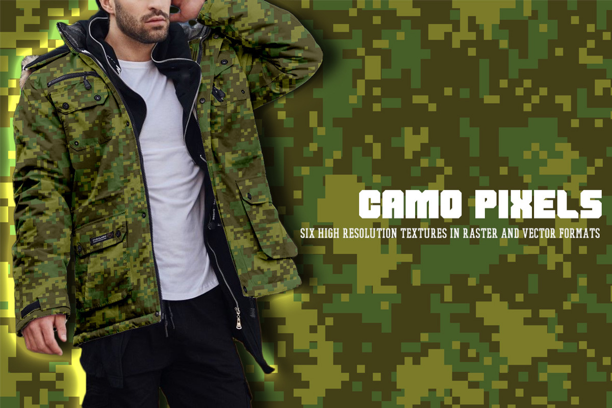 Camo Pixels, a Texture Graphic by Digital Art Creations (Photo 5 of 6)