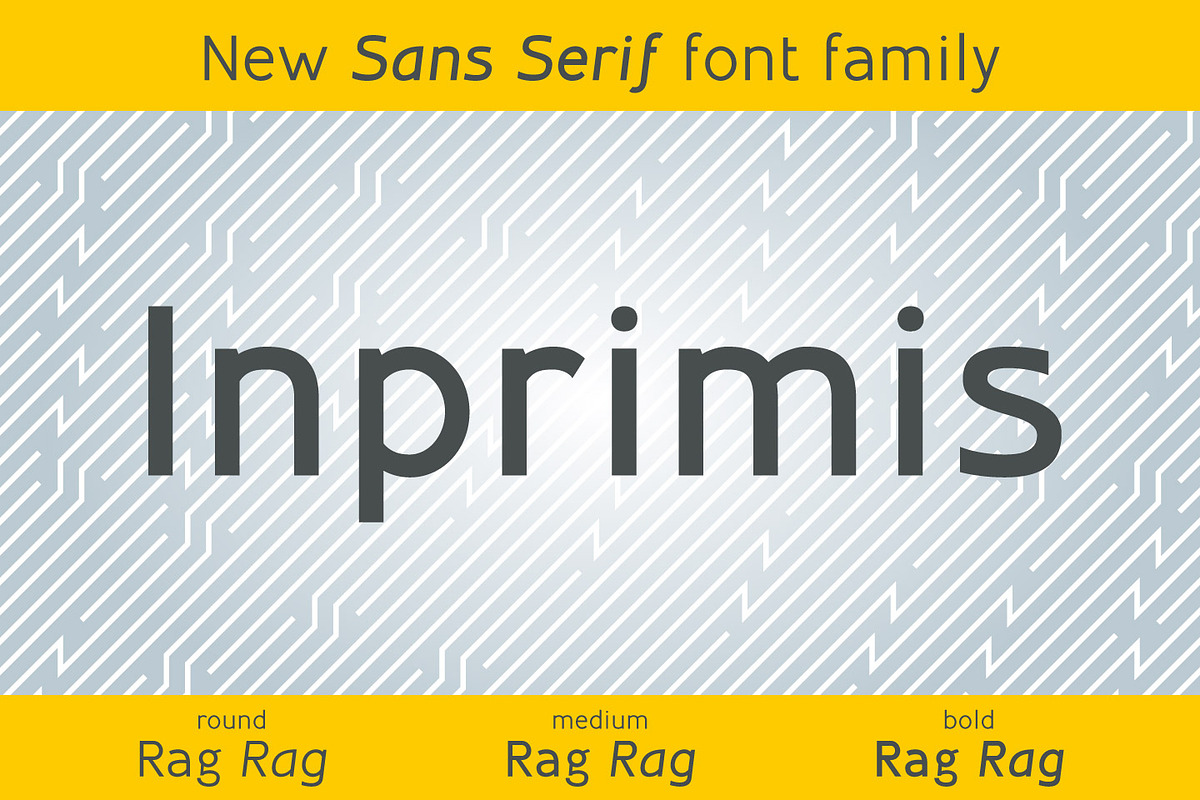 Inprimis - New Sans Serif typefamily