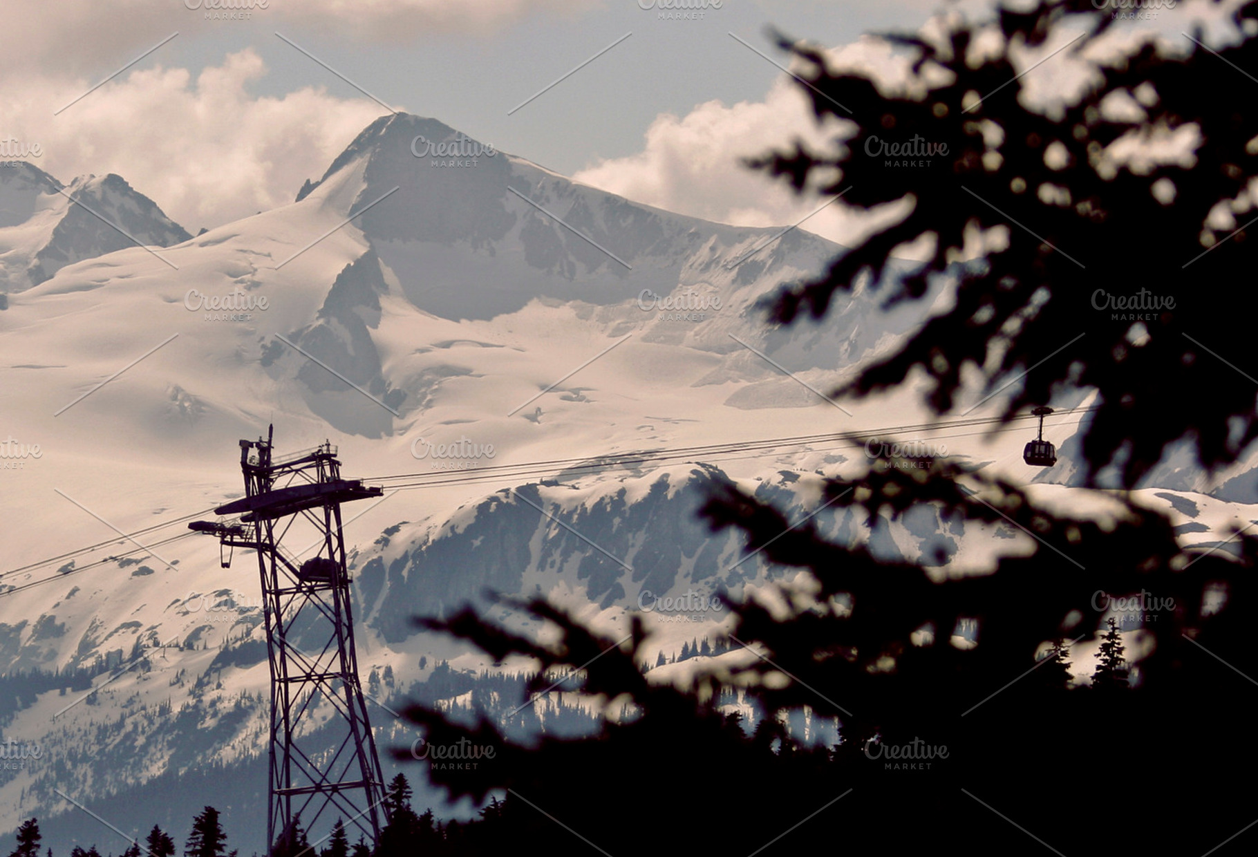 Ski Lift Stock Picture