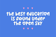 Wildflower School - Display Font, a Handwritten Font by Keithzo (Thumbnail 3 of 11)