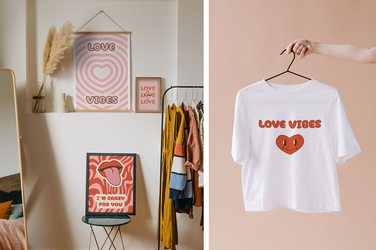 Love Vibes Collection, a Decorative Illustration by millering (Photo 9 of 14)