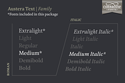 Austera Text Essential #2, a Serif Font by Corradine Fonts (Thumbnail 2 of 14)