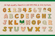 Gingerbread Cookie Letters & Numbers, an Object Graphic by Drafts n Doodles (Thumbnail 2 of 3)