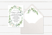 Greenery & White Wedding VOL2, an Illustration by DailyMiracleDigitals,LLC (Thumbnail 3 of 6)