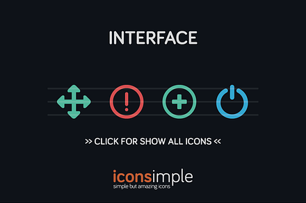 iconsimple: interface