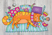 Adorable cat illustrations, an Illustration by natsa (Thumbnail 4 of 9)