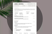 Minimalist Resume Template, CV Form, a Resume Template by BrushstrokeArtGB (Thumbnail 5 of 5)