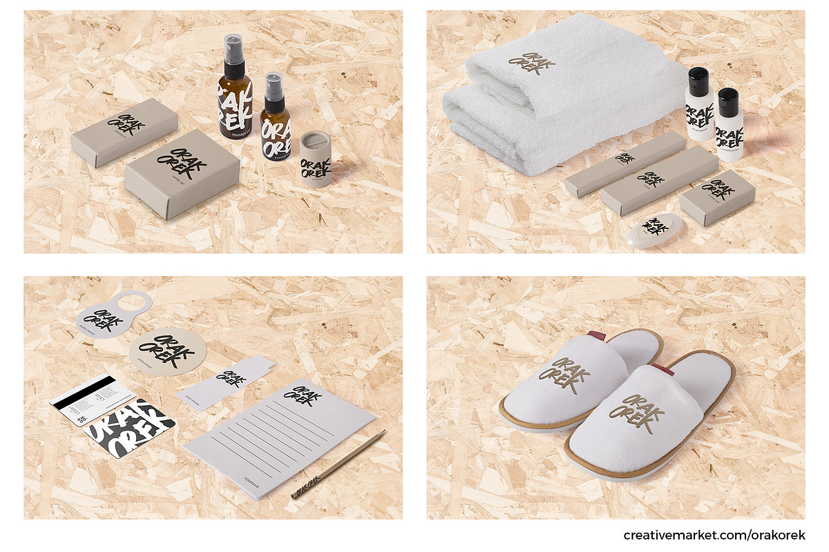 Ultimate Bundle Hotel Branding, a Packaging Mockup by Orak Orek (Photo 5 of 11)