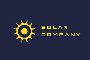 Solar Company Logo Design Icon, a Branding & Logo Template by Morvana Crew