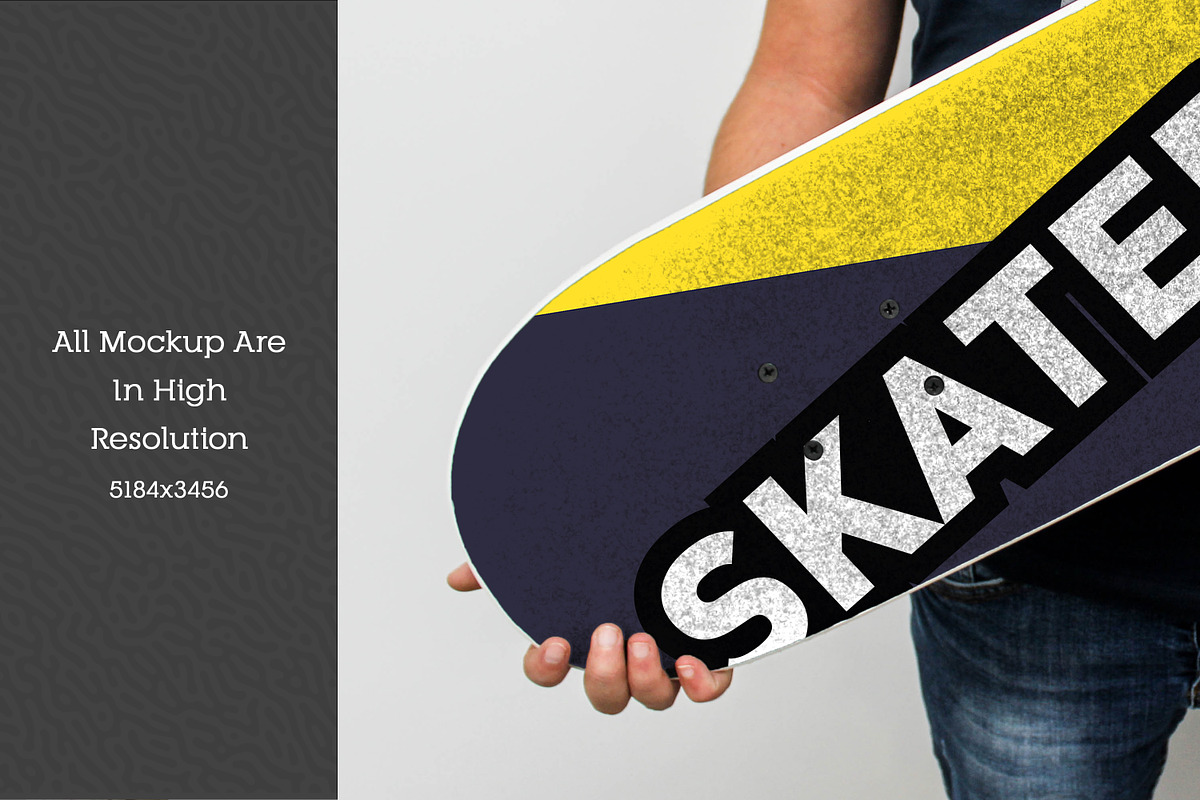 Skateboard Mockup #36, a Shirt Mockup by alexandeerco (Photo 3 of 5)