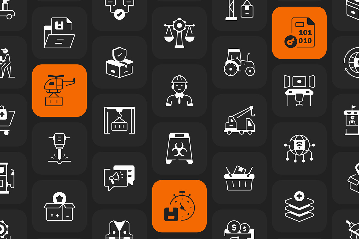 300 Modern Industry Icons, a Solid Icon by Creative Stall (Photo 6 of 10)