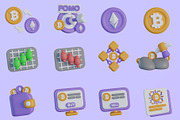 3D Crypto Icon Pack, an Object 3D Model by Artnivora.Std (Thumbnail 4 of 4)