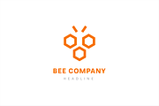 Bee company logo template., a Branding & Logo Template by Anton Akhmatov (Thumbnail 3 of 3)