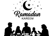 50 Ramadan Iftar Silhouette Bundle, an Illustration by Gfx_Store (Thumbnail 8 of 49)