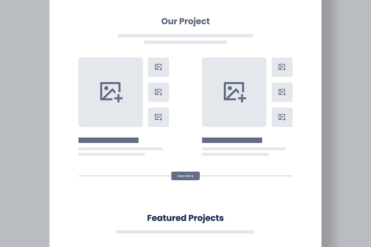 Minimal Corporate Website Wireframe, a Wireframe Template by MightyDesign (Photo 5 of 10)