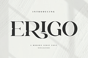 Erigo - Modern Serif Font, a Serif Font by Aqeel_Art (Thumbnail 1 of 10)