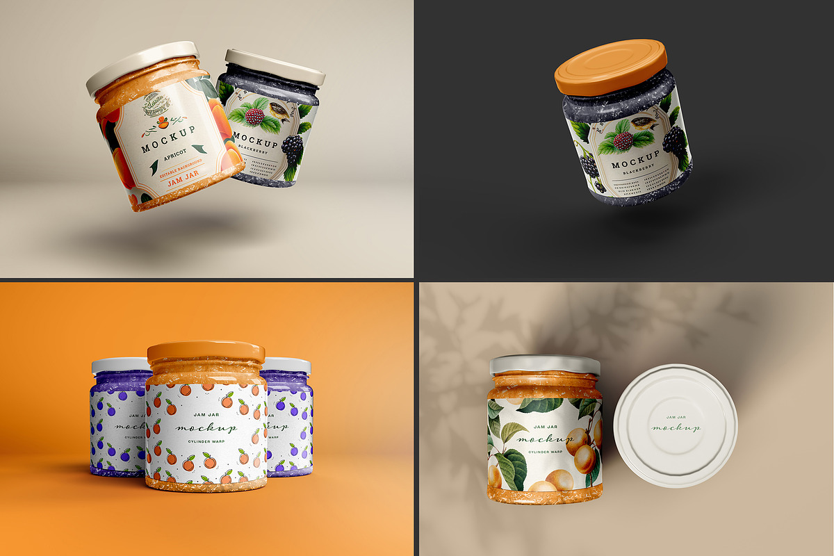 Jam Jar Mockup, a Cups & Container Mockup by dpi (Photo 6 of 6)