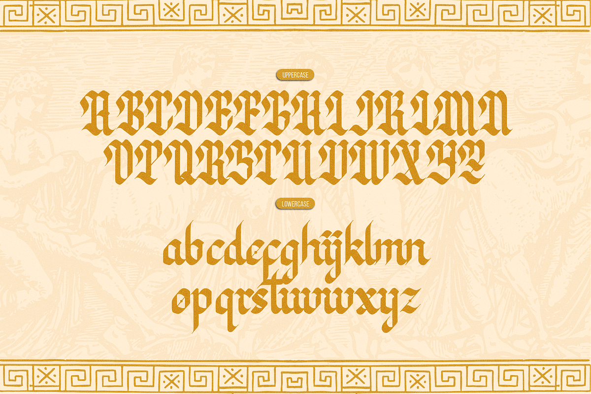 Nyx Arstaily | Blackletter Font, a Blackletter Font by Denustudios (Photo 11 of 12)
