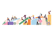 Gender equality, teamwork concept, a Person Illustration by PaperTrident (Thumbnail 1 of 3)