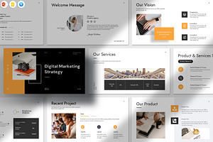 Digital Marketing Strategy, a Presentation Template by Dream-Lab