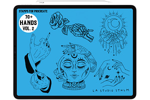 Hands Vol. 2 - Tattoo Stamp Set