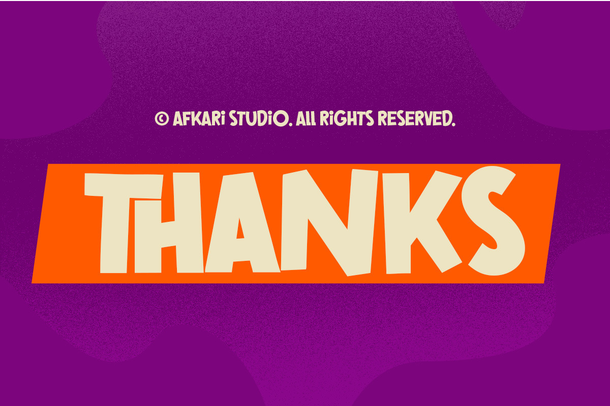 Onlink - Playful Fun Display Font, a Sans Serif Font by Afkari Studio (Photo 11 of 11)