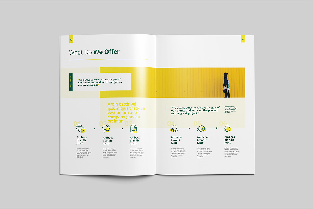 Company Profile, a Brochure Template by WOWPro (Photo 7 of 10)