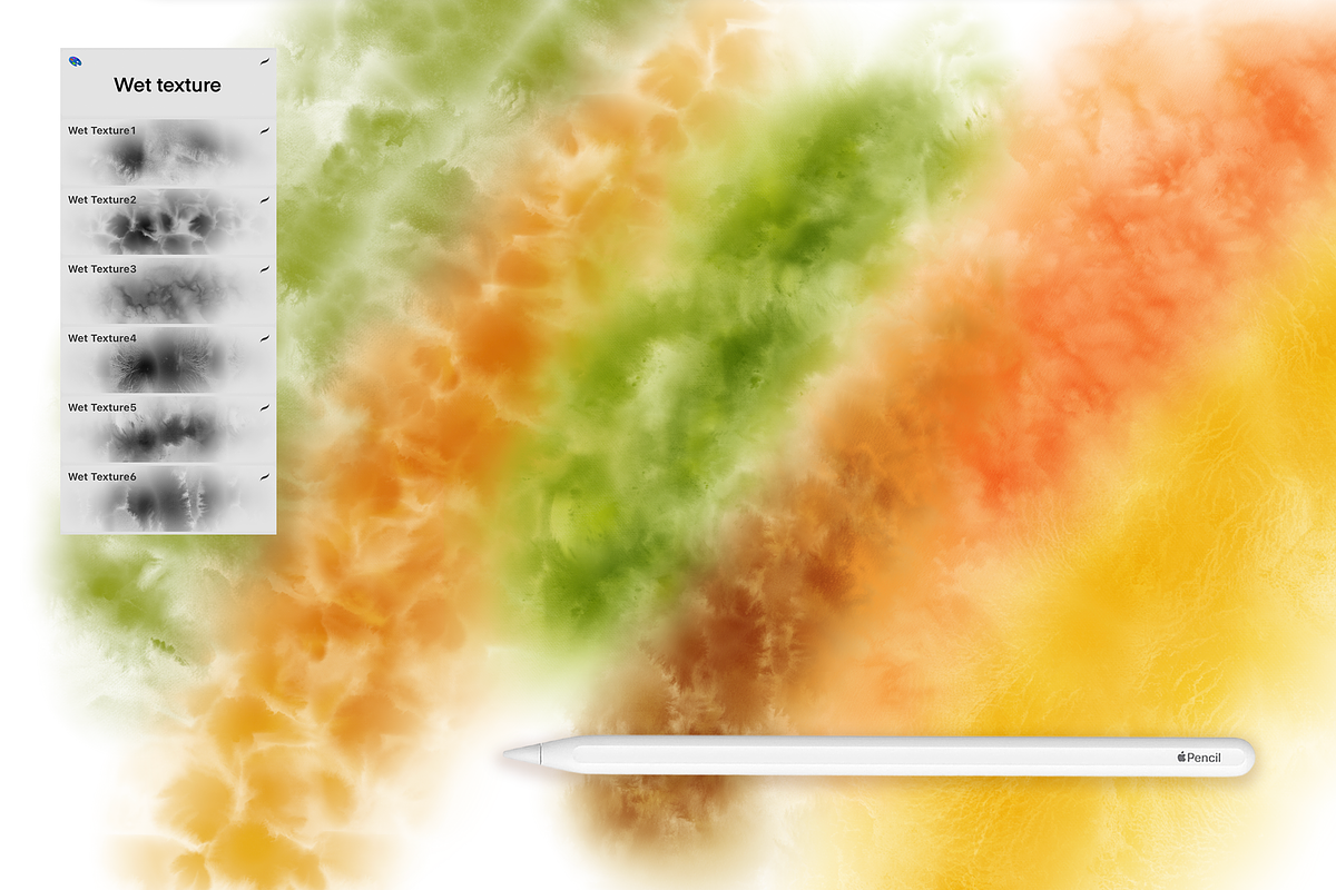 WATERCOLOR STUDIO FOR PROCREATE, a Brush Add-On by AlexandraArt (Photo 5 of 11)