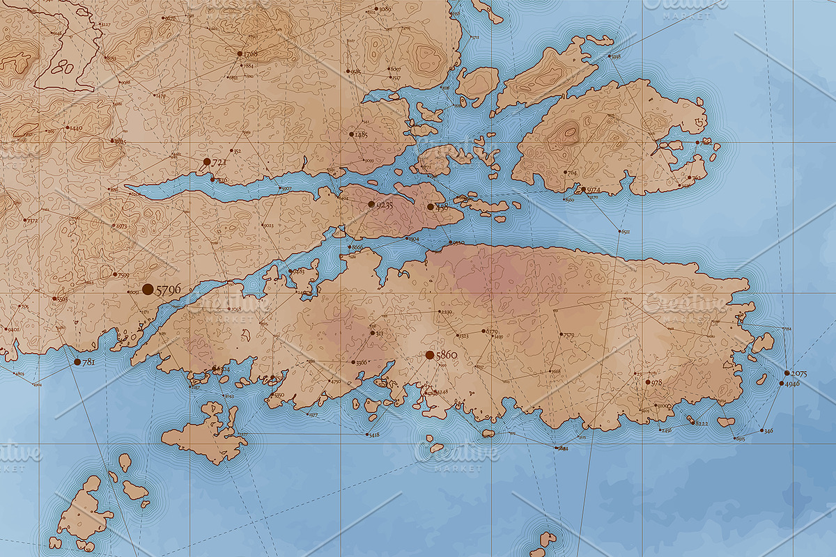 Vintage Maps, a Texture Graphic by GarryKillian (Photo 2 of 5)