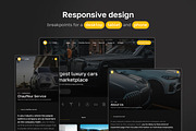 LuxxCar - Framer car rental template, a Landing Page Template by WhiteUI.Store (Thumbnail 2 of 7)
