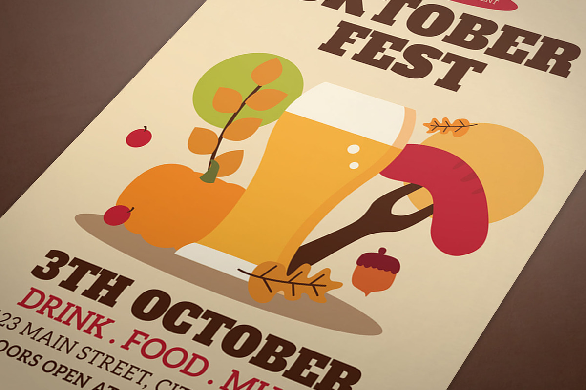 Oktoberfest Flyer, a Templates & Theme by Graphr (Photo 3 of 3)