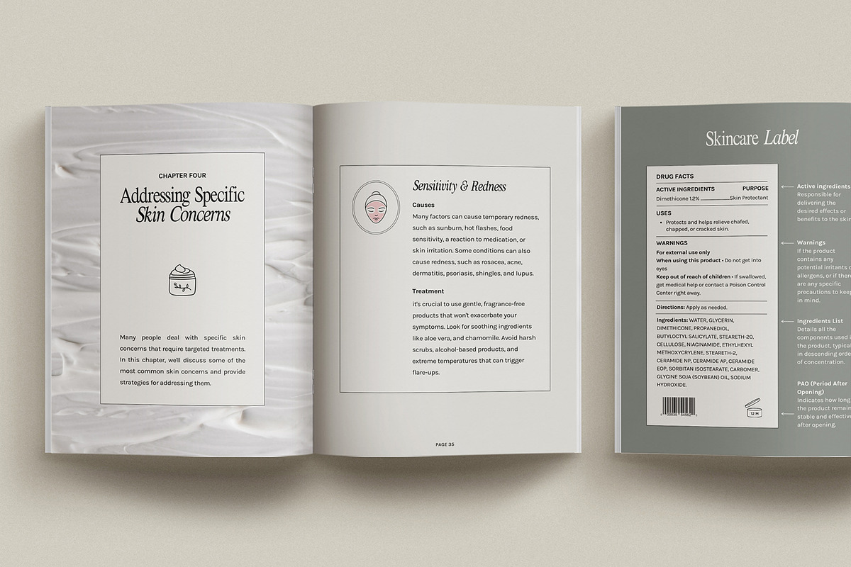 Skincare Coach Ebook Template, a Magazine Template by Willoe Studio (Photo 7 of 11)