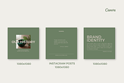 Sage Green Canva Template, a Social Media Template by Moodwave Studio (Thumbnail 3 of 10)