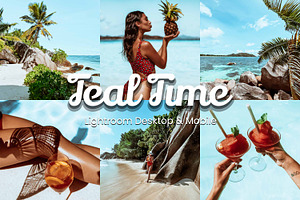 30 Teal Time Lightroom Collection, a Preset Add-On by 3Motional