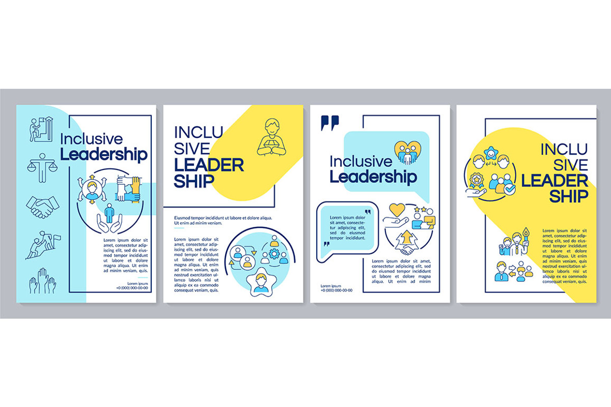 Inclusive leadership brochure, a Brochure Template by IMG Visuals