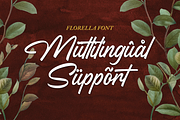 Florella Font, a Script Font by Graphue (Thumbnail 8 of 9)