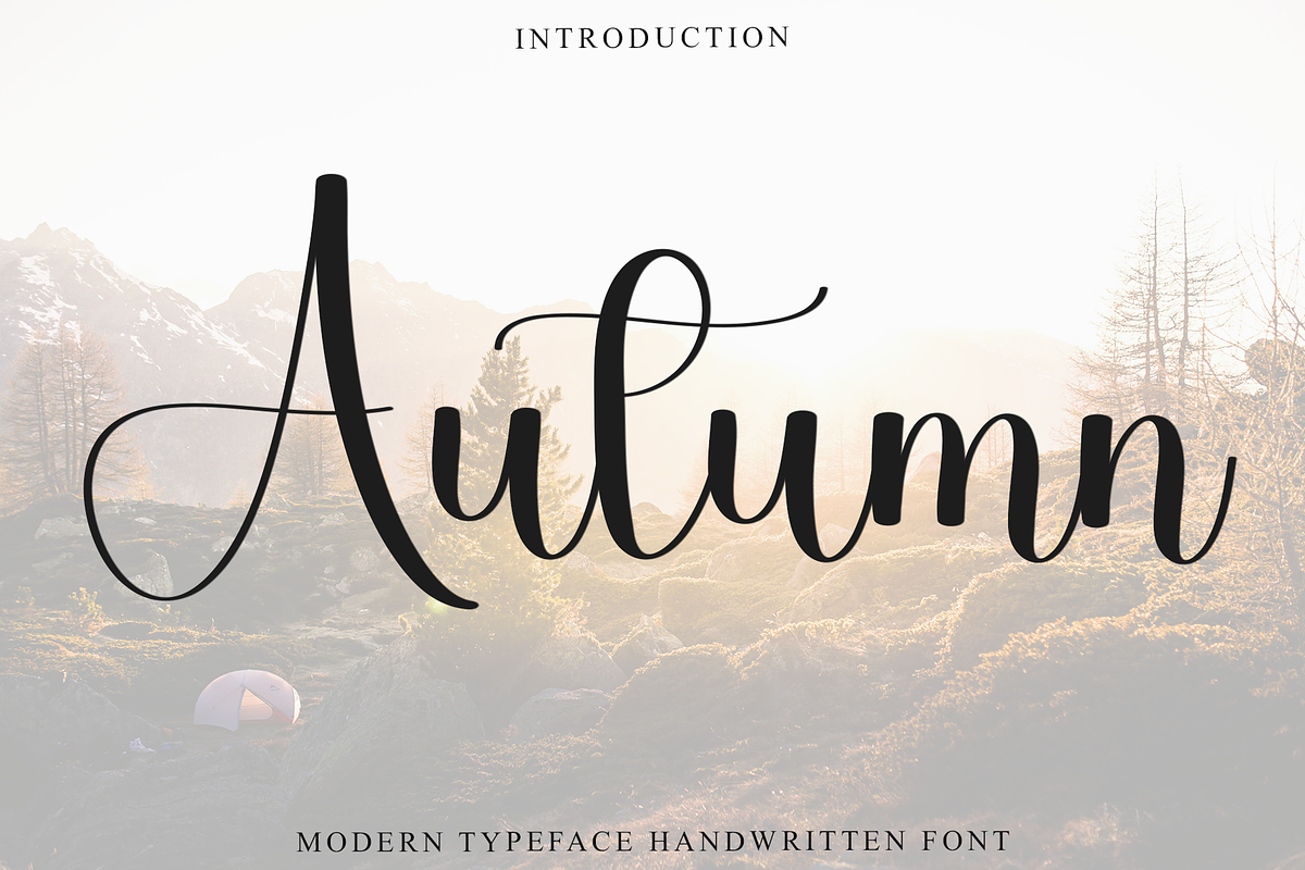 Autumn, a Handwritten Font by FreshTypeINK (Photo 1 of 8)