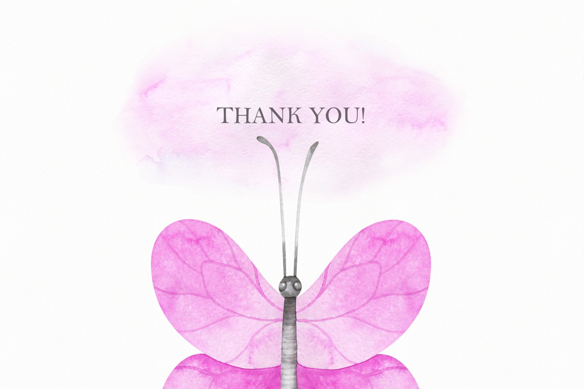 Watercolor butterflies clipart, an Illustration by OrangePeafowlArt (Photo 9 of 9)