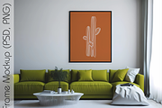 Living Room Frame Mockup, a Templates & Theme by Ali's Designs (Thumbnail 3 of 3)