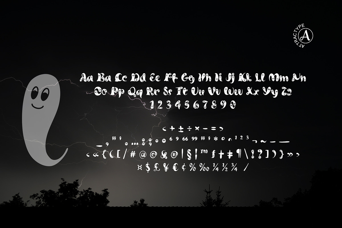 Ghost Smile - Cute Font, a Handwritten Font by Attractype (Photo 6 of 6)