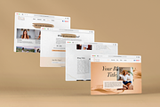 Lifestyle Blog Website for Wix, a Landing Page Template by Parrot Designs (Thumbnail 2 of 4)