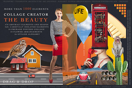COLLAGE CREATOR «THE BEAUTY»