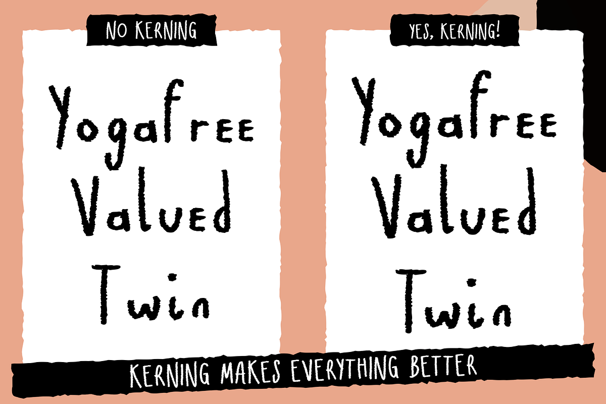 Yogafree Handmade Font, a Handwritten Font by Maker Fonts (Photo 8 of 13)