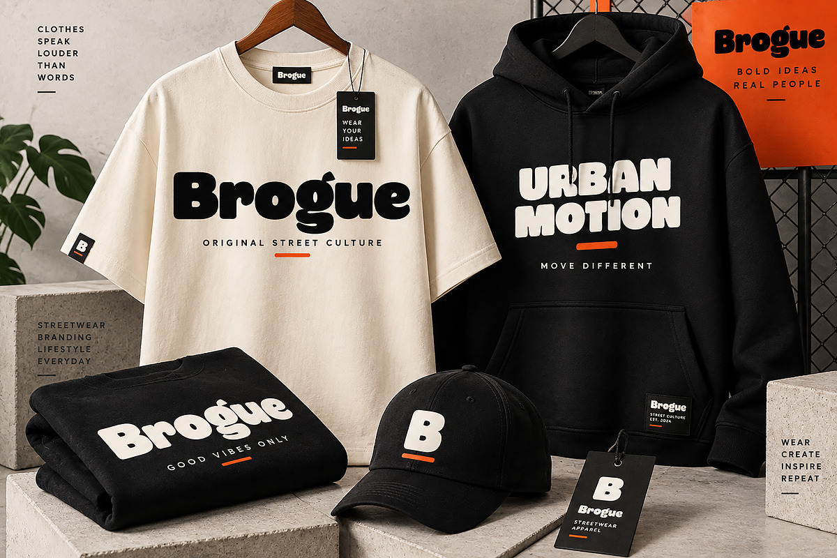 Brogue _ Bold • Chunky • Display, a Script Font by Wow Magic (Photo 3 of 5)