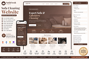 Sofa Cleaning Customizable Website, a HTML Template by DigitalsDesigns (Thumbnail 1 of 3)