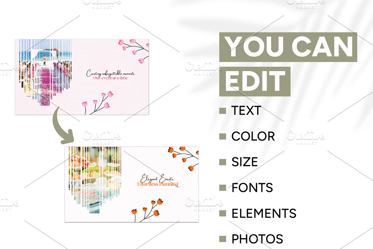 Event Planner Marketing Canva Bundle, a Social Media Template by Branding by Kellsey (Photo 3 of 5)