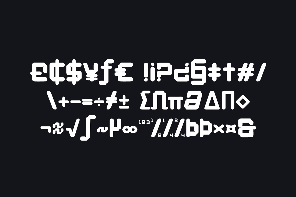 Enginx - Futuristic Font, a Sans Serif Font by QR Design Studio (Photo 8 of 9)