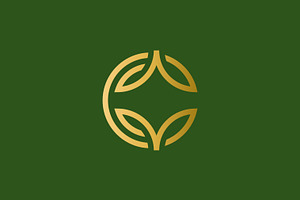 Letter C Leaf Logo Luxury Brand, a Branding & Logo Template by Signatoro